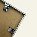 Hvid aluramme, blank, smal, 20 x 30 cm, Type 9006 thumbnail