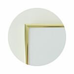 Guldramme, refleksfri, aluminium, blank, 50x60 cm, A4, Type 9012 thumbnail