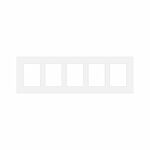 Passepartout, neutral frost hvid, 18 x 57 cm til 5 stk. 9 x 12 cm billeder thumbnail