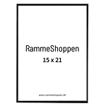Sort træramme, smal, 15 x 21 cm, A5, Type 840 thumbnail