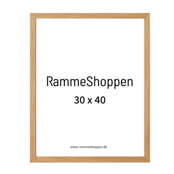 ramme i egefiner rs1063-115 str. 30x40, 30x42 og 50x70 produktbillede