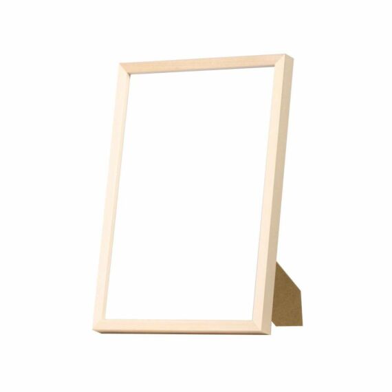 Birketræsramme, refleksfri, smal - 20 x 30 cm - Type 810