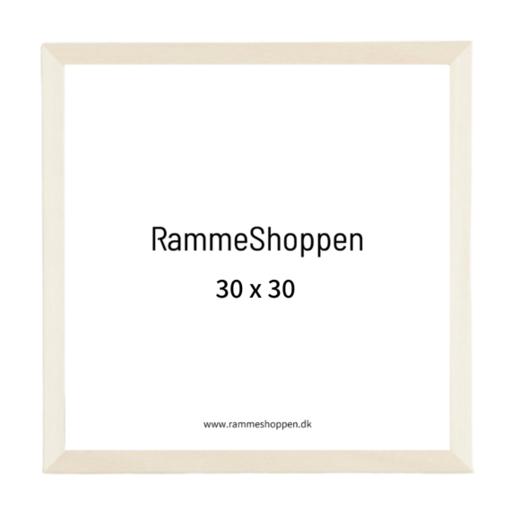 Birketræsramme, smal str. 30x30 cm - Type 810 Front