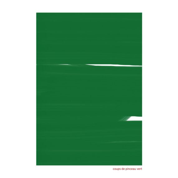 grøn grafisk plakat