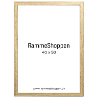 MDF ramme, eg, smal - 40 x 50 cm - Type 0212