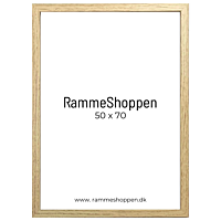 MDF ramme, eg, smal - 50x70 cm - Type 0212