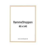 Birketræsramme - 80 x 140 cm - Type 811