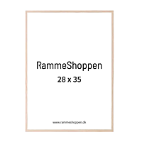 Birketræsramme, smal - 28 x 35 cm - Type 810