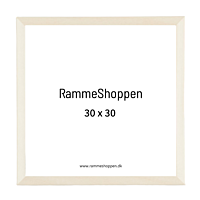 Birketræsramme, smal str. 30x30 cm - Type 810 Front