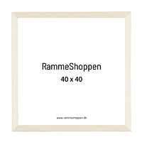 Birketræsramme, smal - 40 x 40 cm - Type 810