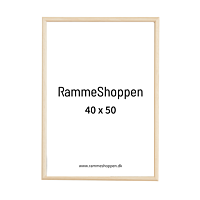 Birketræsramme, smal - 40 x 50 cm - Type 810