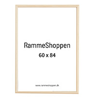 Birketræsramme, smal - 60 x 84 cm (A1) - Type 810