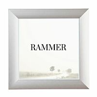 Sølvramme, grå champagne, aluminium, bred børstet, 50 x 50 cm, Type 8982