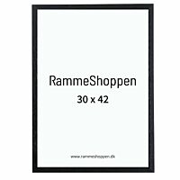 Sort træramme, 30x42 cm (A3) - Type 841