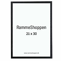 Sort træramme, 21x30 cm, A4 - Type 841