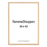 Massiv Egetræsramme - 30 x 42 cm (A3) - Type 851