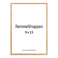 Massiv egetræsramme - 9 x 13 cm - Type 320