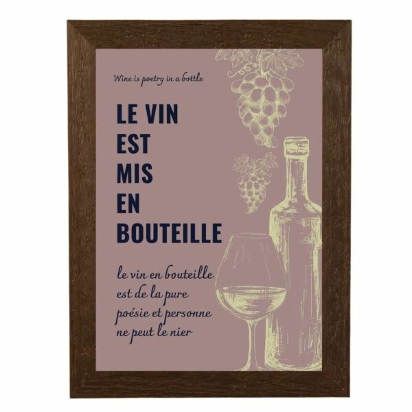 opbevaring regnskyl Motherland Plakat, Wine is poetry, vinplakat
