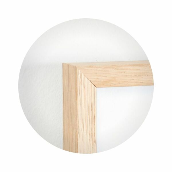 Reklame genstand Forstyrre 60x84 cm A1 - Egetræ refleksfri ramme - PhoRite 320