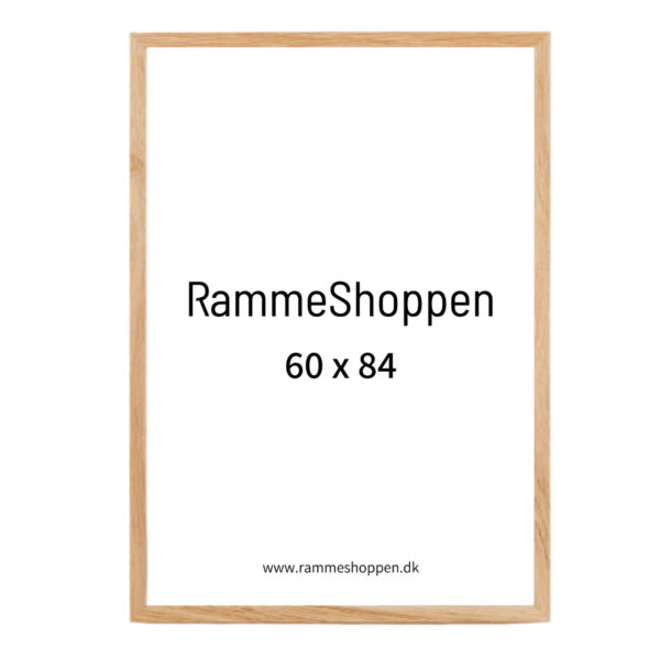 Kommerciel Marquee Snestorm 60x84 cm A1 - Egetræsramme - ramme af massiv eg - PhoEco 320