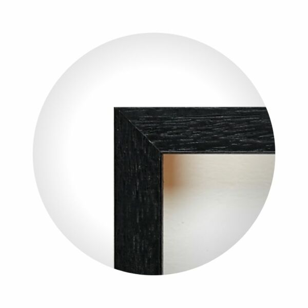 ale nakke Prøve 40 x 60 cm - Sort træramme - PhoEco 840