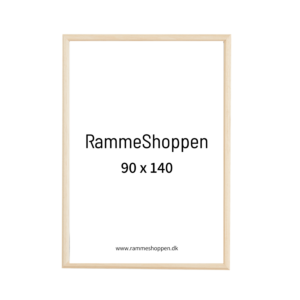 Bevidst Ny mening Disse 90x140 cm - Birketræ ramme - PhoEco 811
