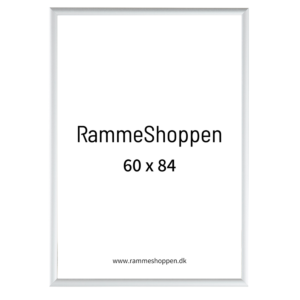 Sølv 60x84 cm A1 ramme - Mat sølvfarvet aluramme - PhoEco
