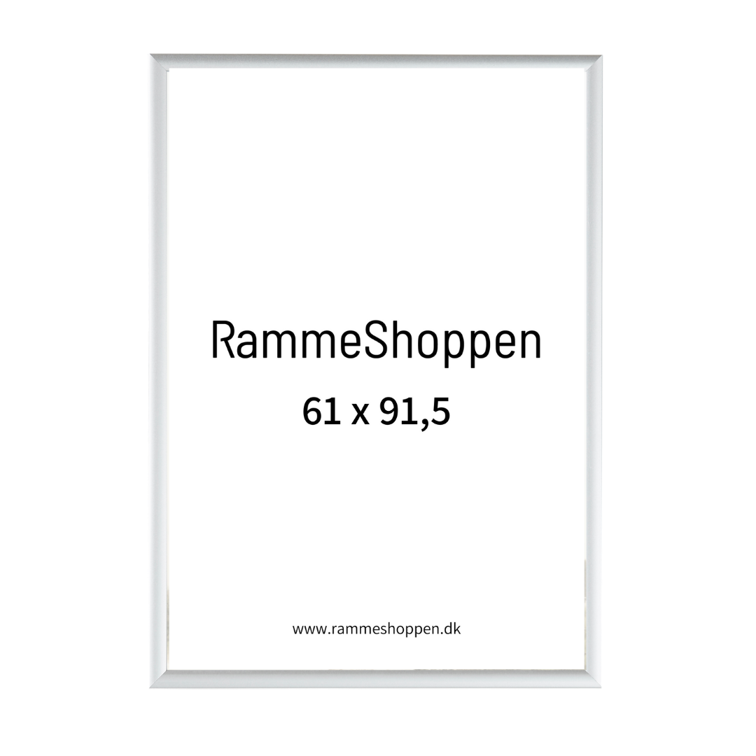 Tyggegummi sej I nåde af Sølv 61x91,5 cm ramme - Mat sølvfarvet aluramme - PhoEco 670